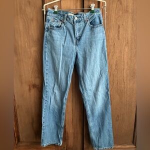 Levi’s Low Pro Straight Jeans Women’s Size 26 Low Rise Blue Denim